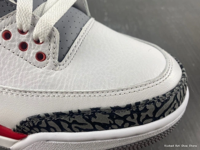 Kicked Out Shoe Store Fire DN3707-160 Jordan Red Air 3 OG 0810